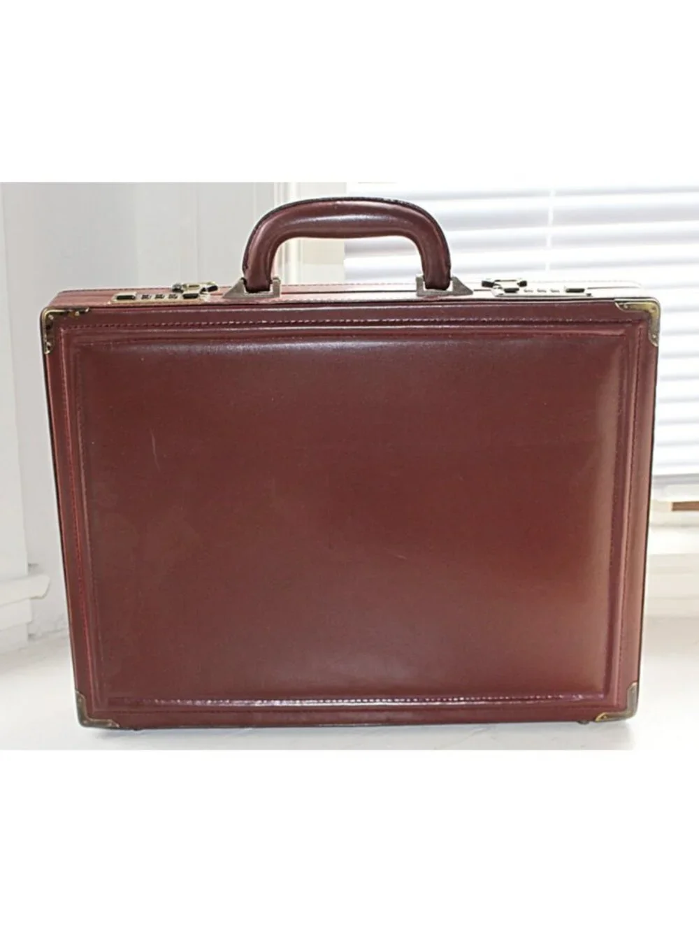 Vintage 1980s Amiet Combination Lock Briefcase in Unused Condition!